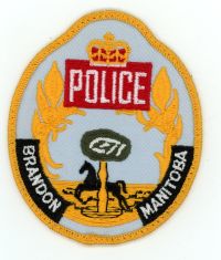 CANADA,MANITOBA,BRANDON POLICE 2